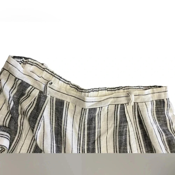 Urbanology Luxury Linen Collection Blend Wide Leg Capri Pants Size  XL - Picture 4 of 7